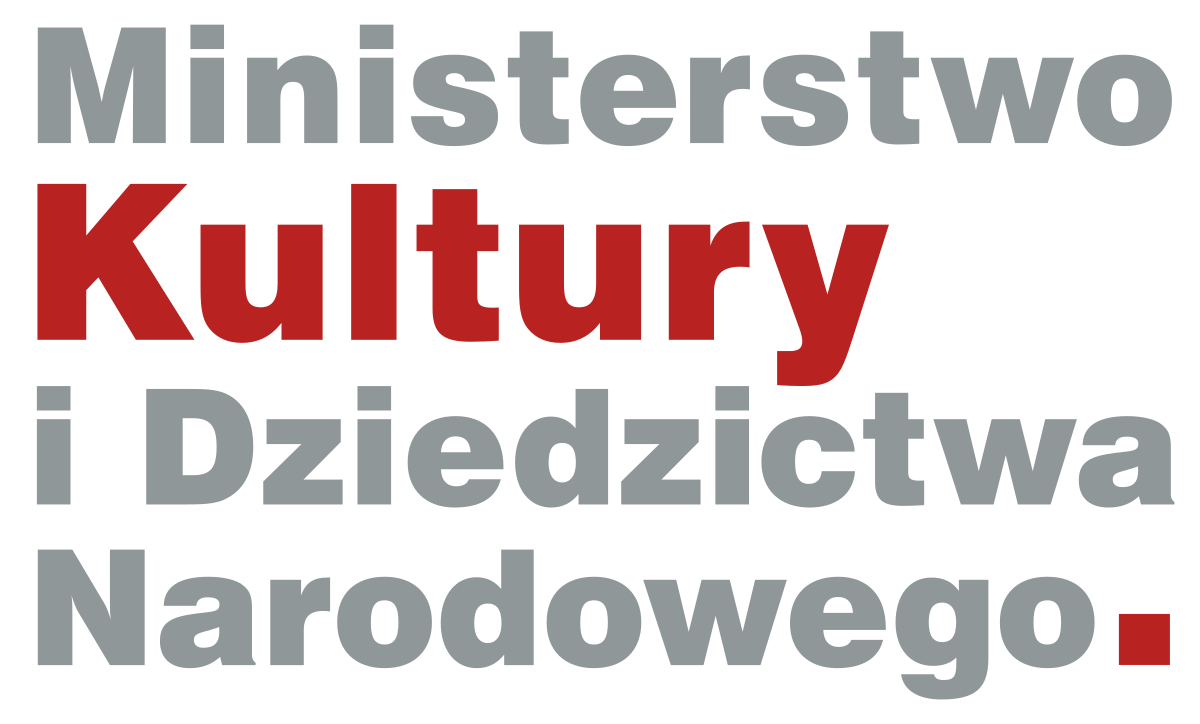 Logo Dofinansowano ze środków Ministra Kultury i Dziedzictwa Narodowego pochodzących z Funduszy Promocji Kultury 